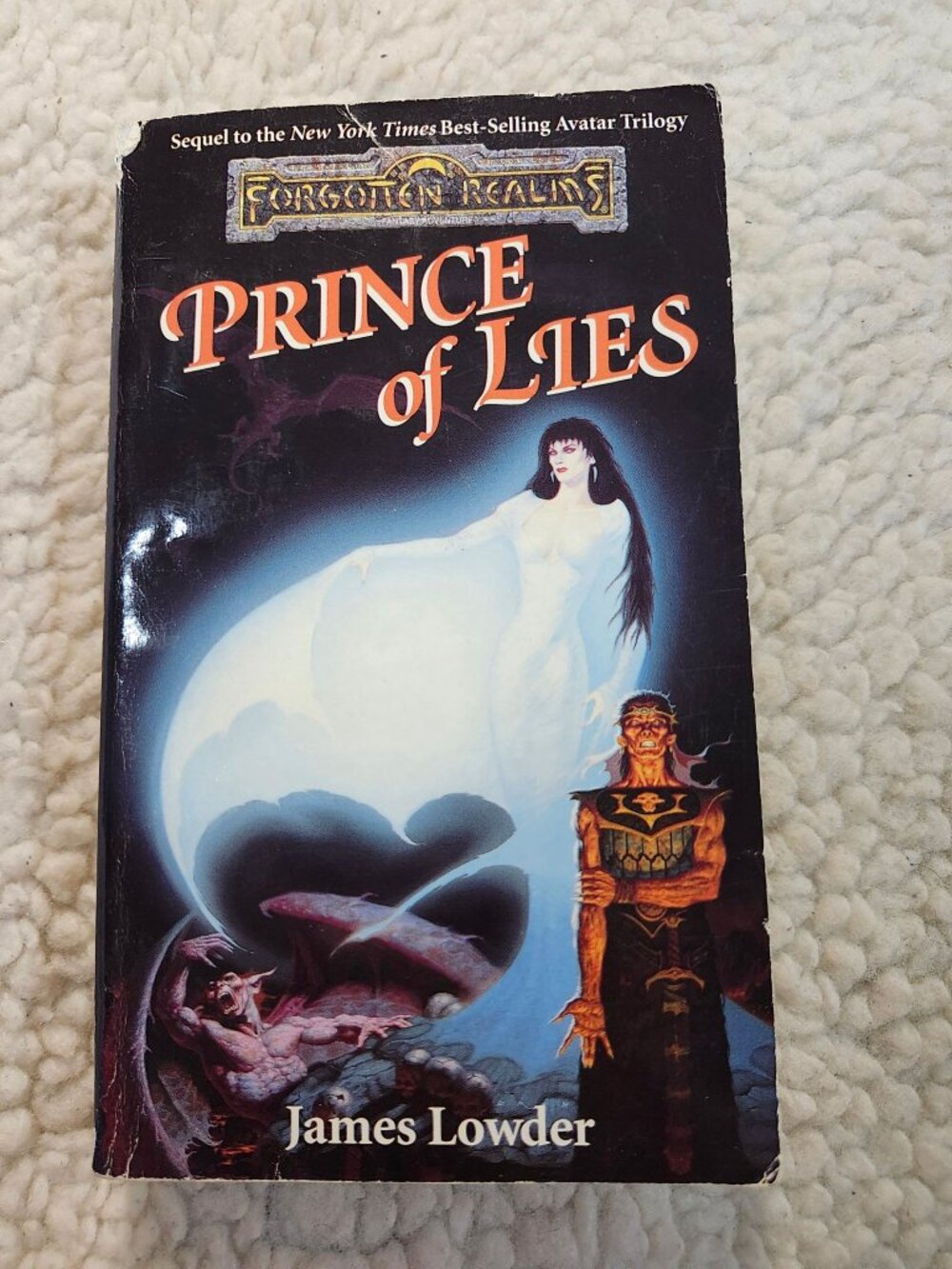 James Lowder Prince of Lies Forgotten Realms Paperback 1993 TSR Fantasy Novel